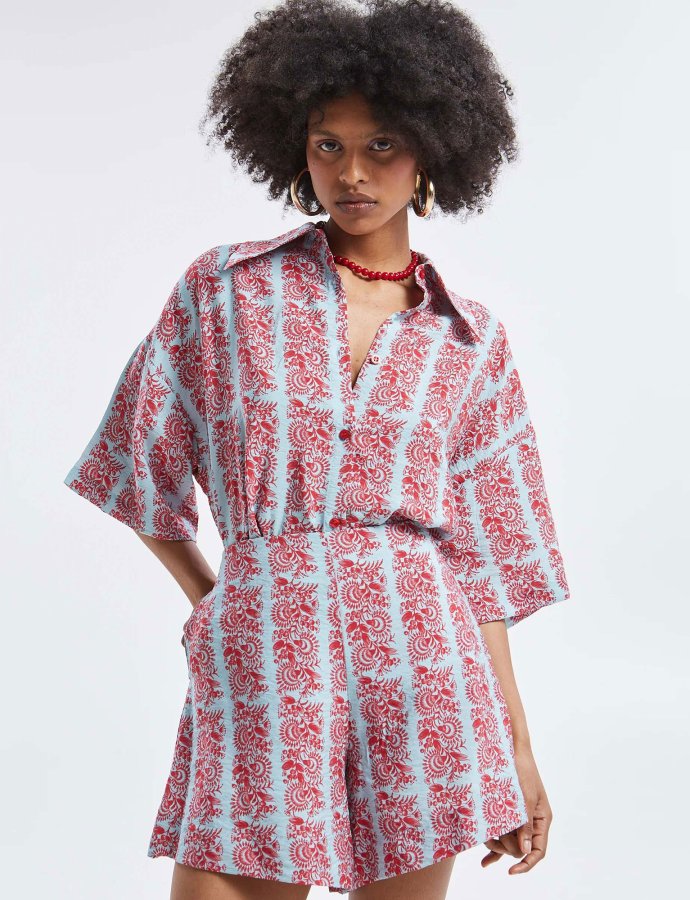 Frances floral shirt