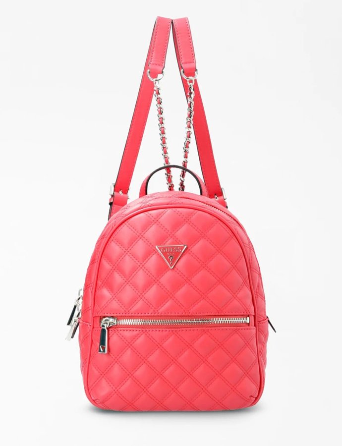 Cessily quilted backpack lipstick