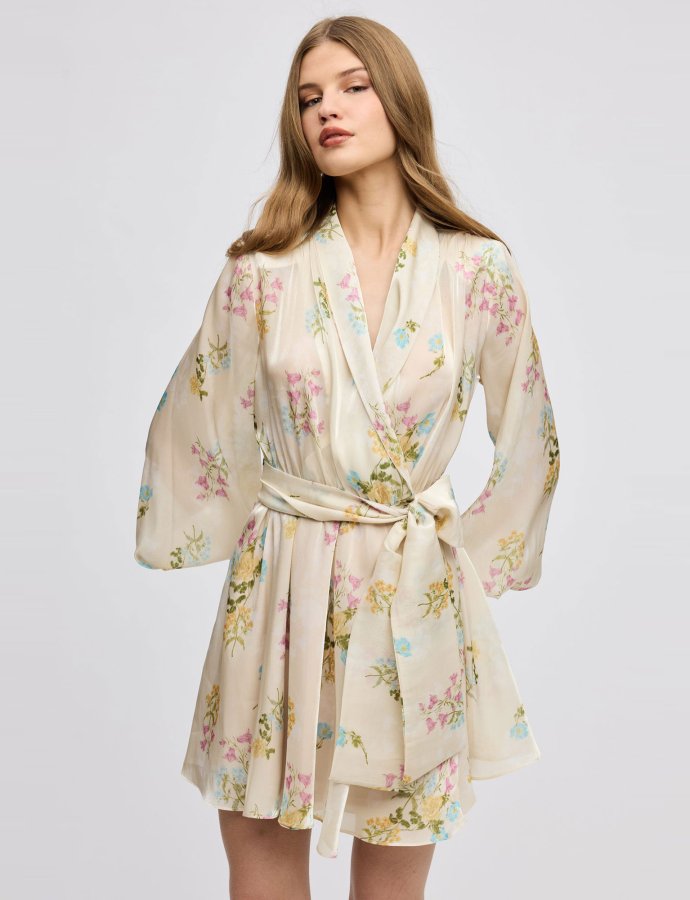 Butter blossom mini dress