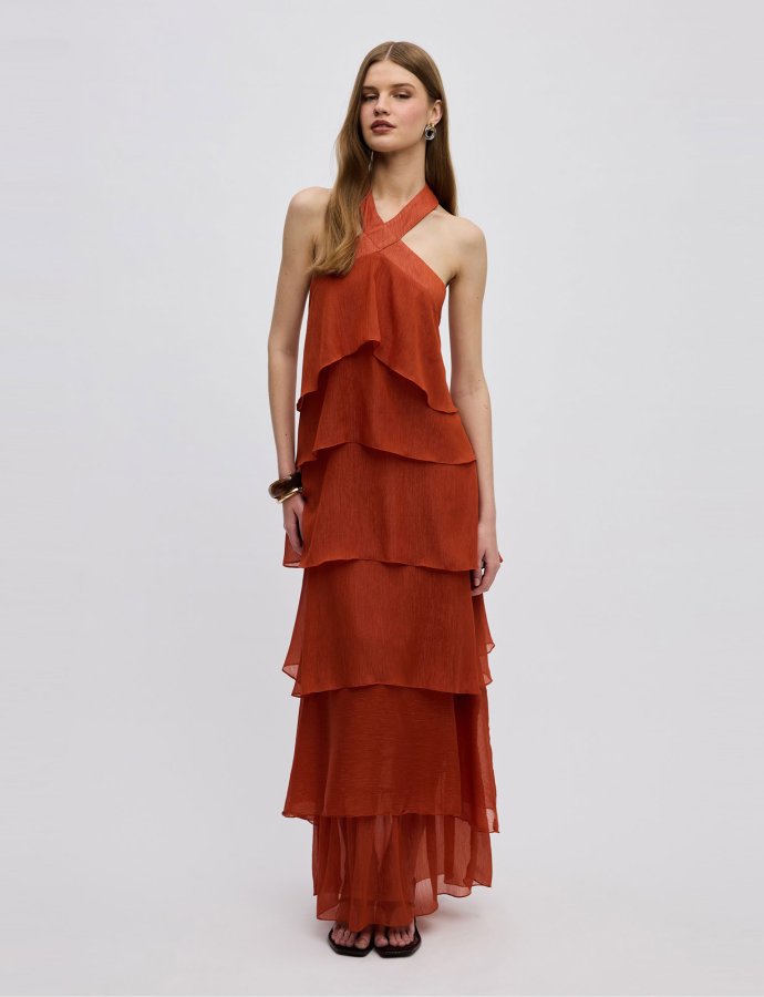Siena ruffle dress ecai