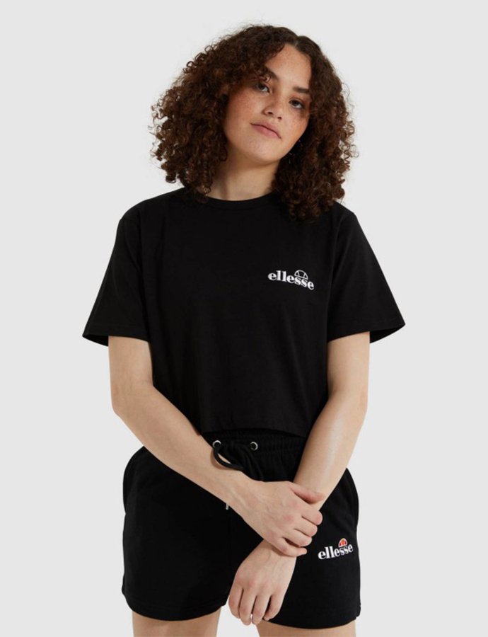 Claudine  crop t-shirt black