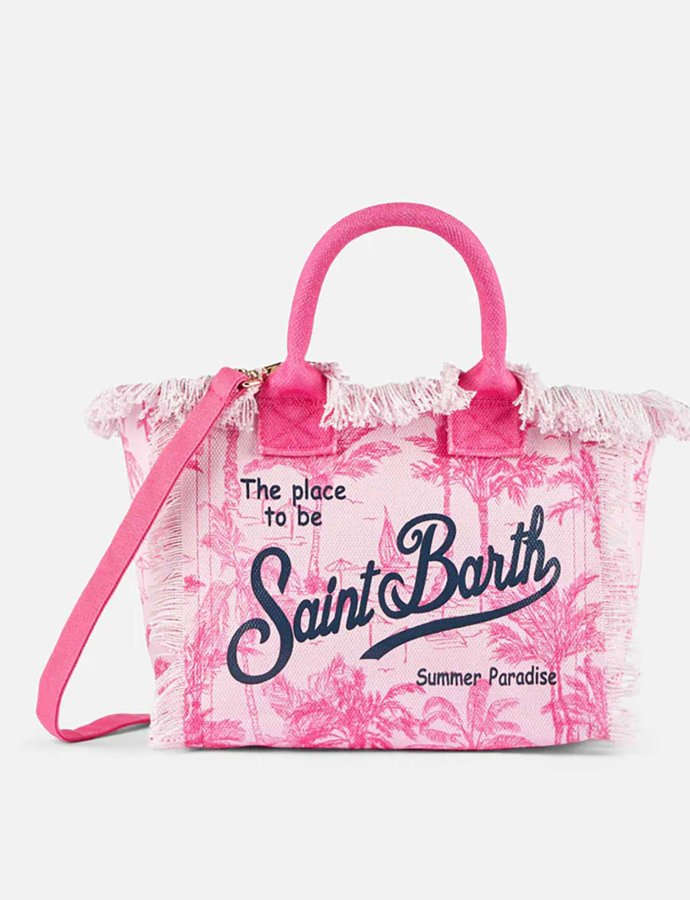 Colette Saint Beach cotton canvas handbag pink