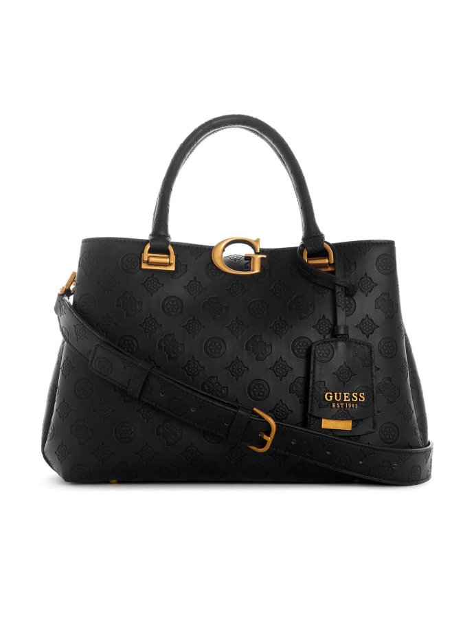 G vibe girlfriend satchel bag black logo
