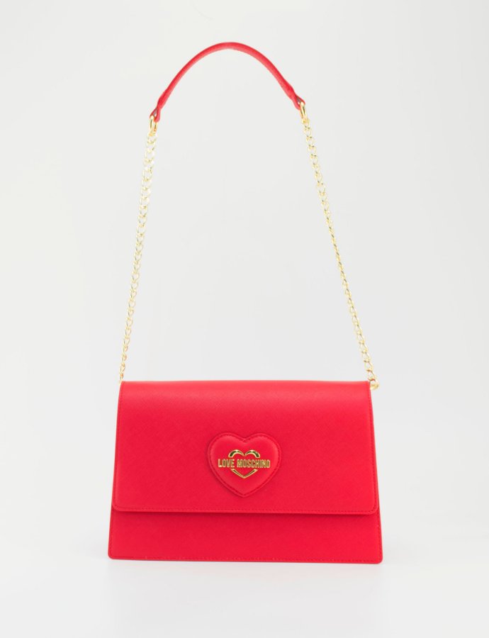 Sweetheart shoulder bag red