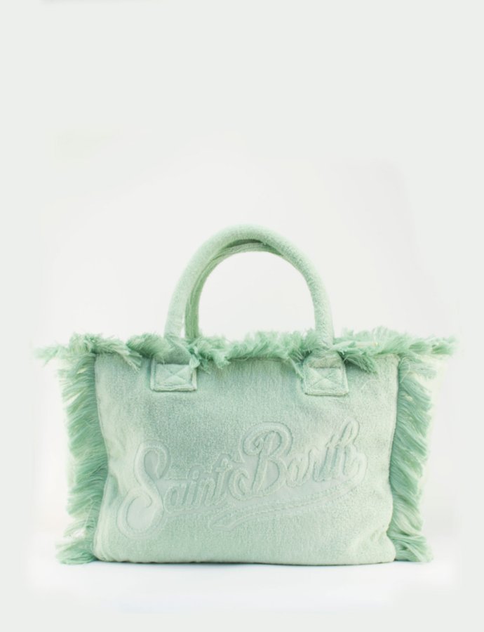 Vanity terry embossed bag sage