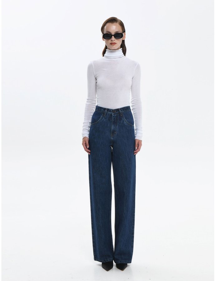 Isabella denim pants dark blue