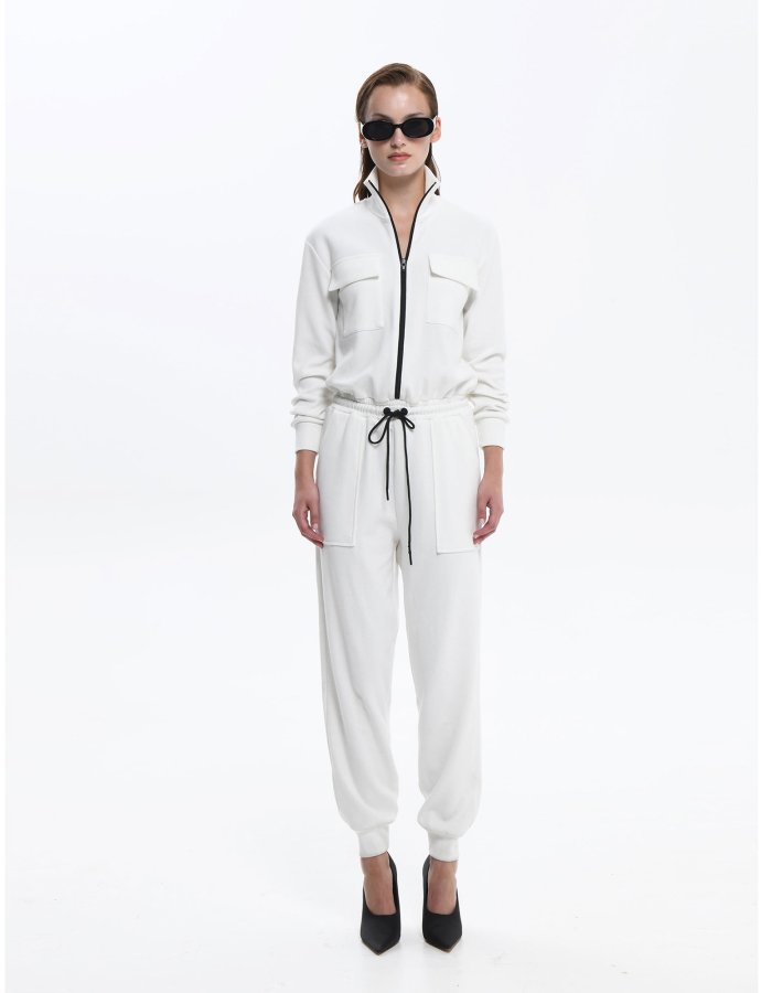 Valerie ecru jumpsuit