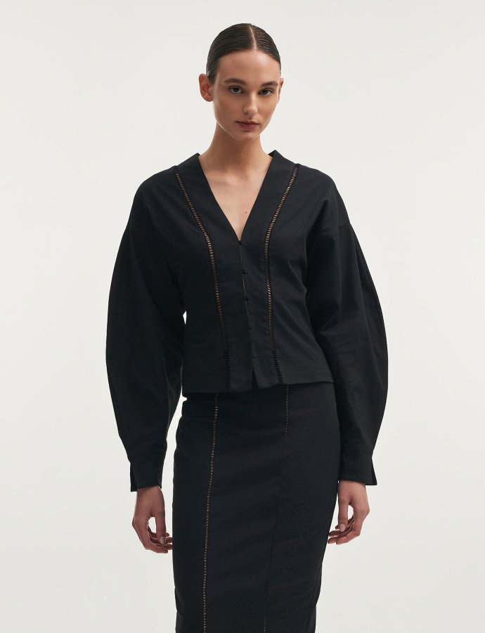Dama shirt black