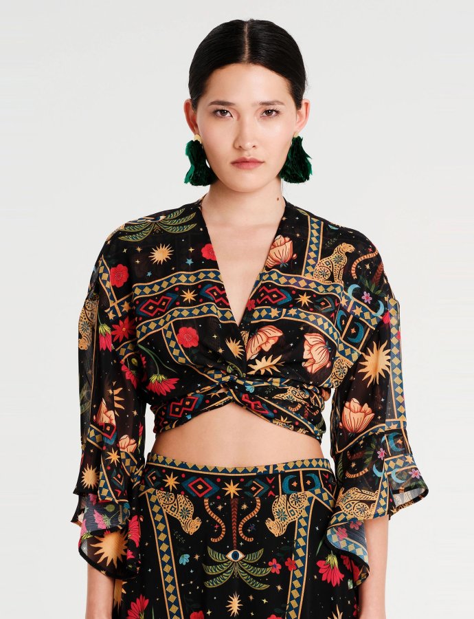 Eternity wrap blouse