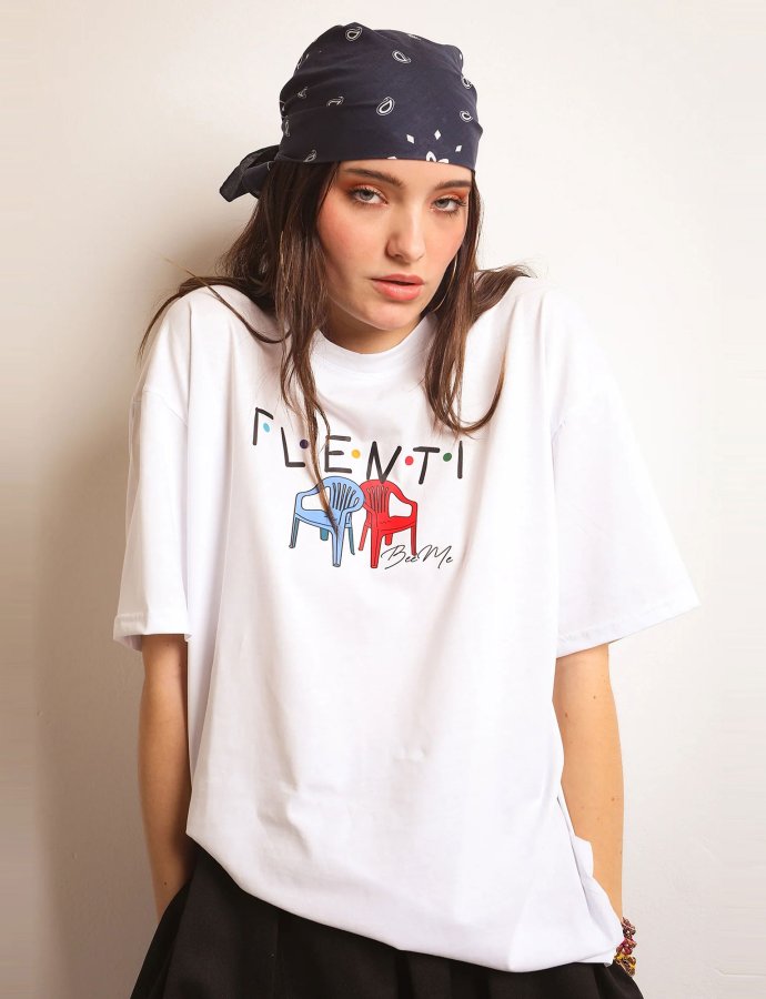 Glenti white t-shirt