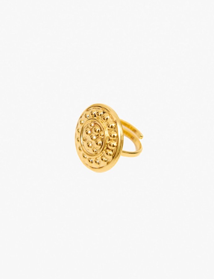 Helios gold ring