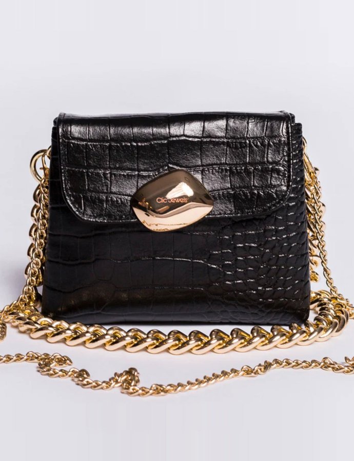 Maya mini bag black croco