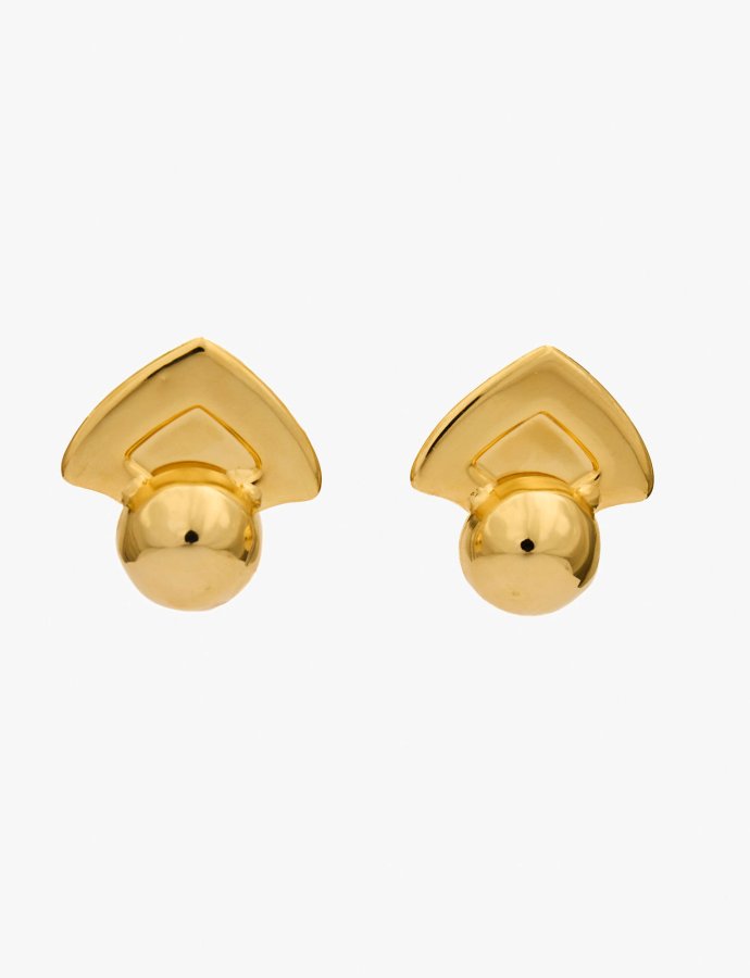 Ivy gold earrings