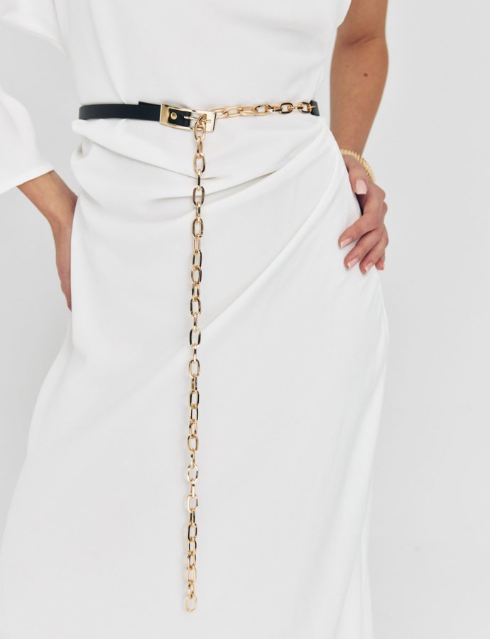 Tanned glow belt black