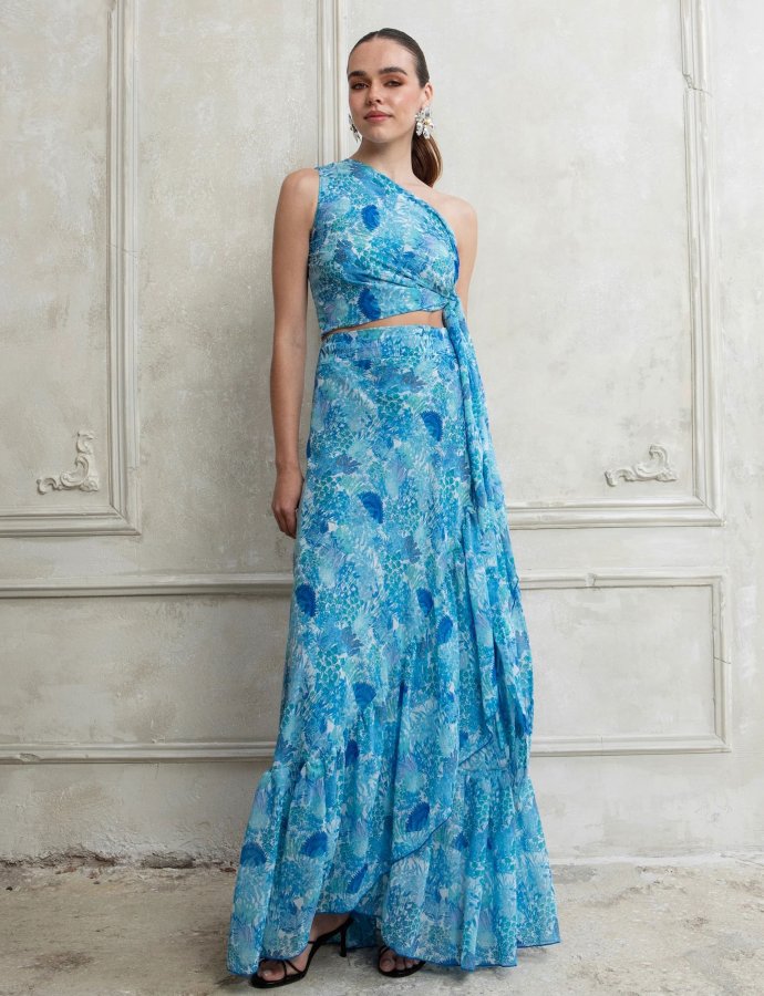 Laguna polymorphic wrap skirt