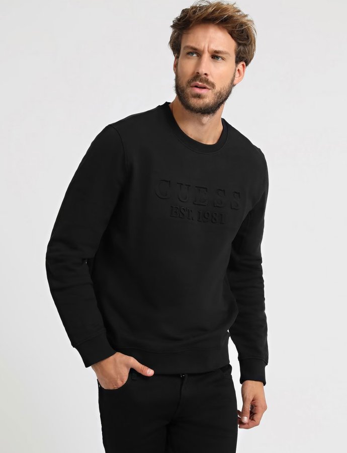 Beau fleece sweatshirt black
