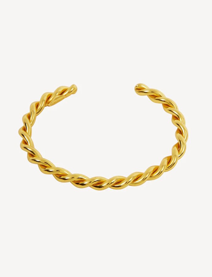 Marea gold cuff bracelet
