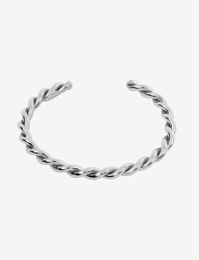 Marea silver cuff bracelet