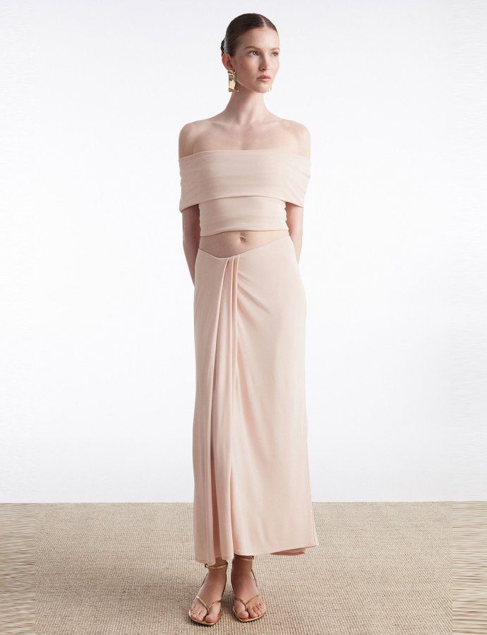 Aria midi skirt pink
