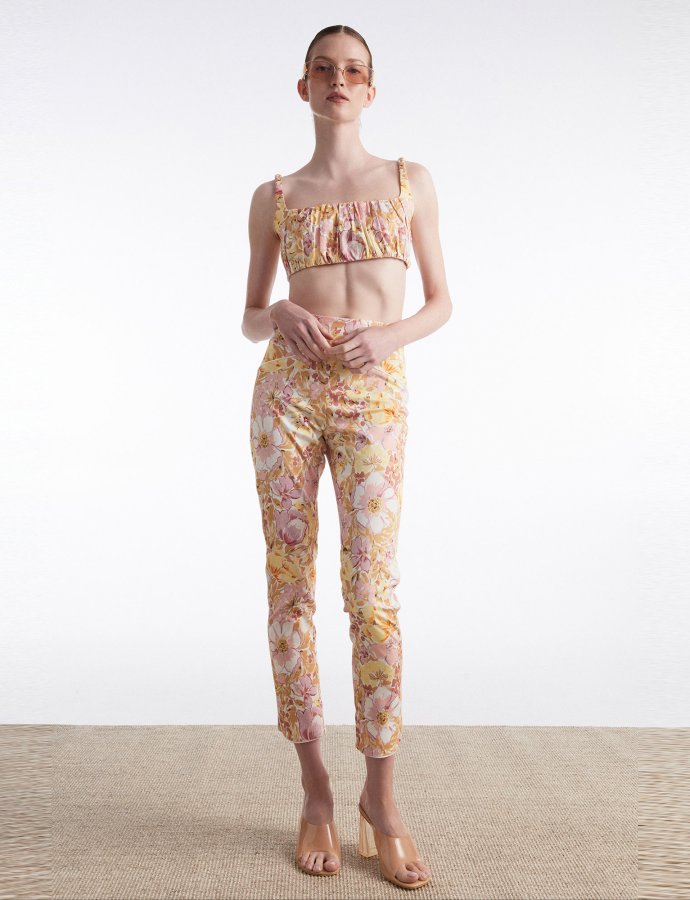 Alice trousers floral pink
