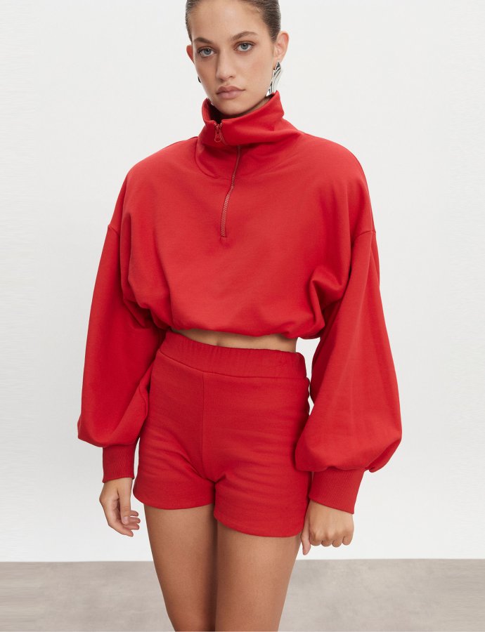 Zen blouse red
