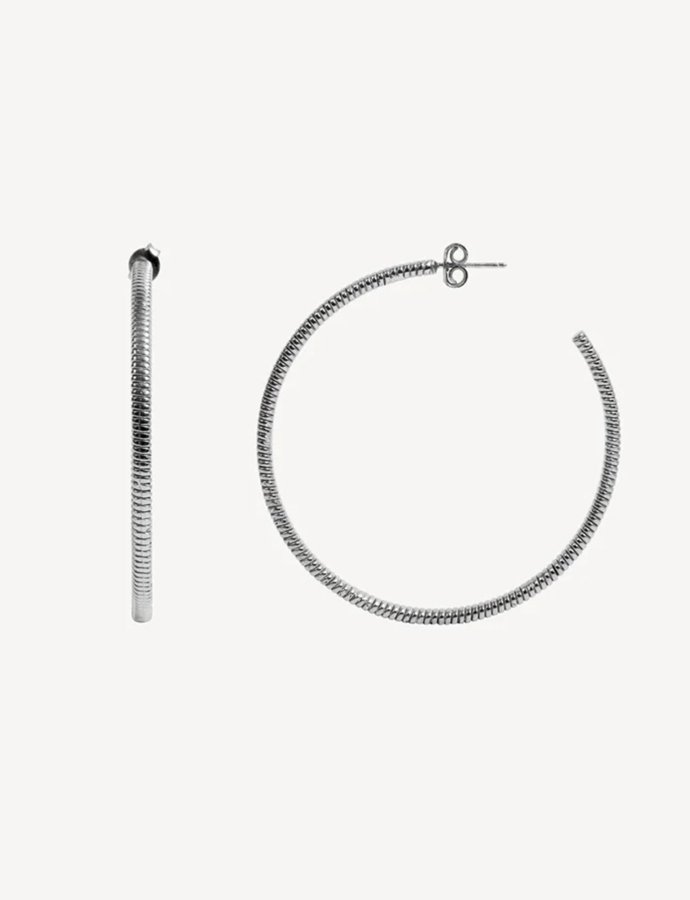 Nile silver earrings