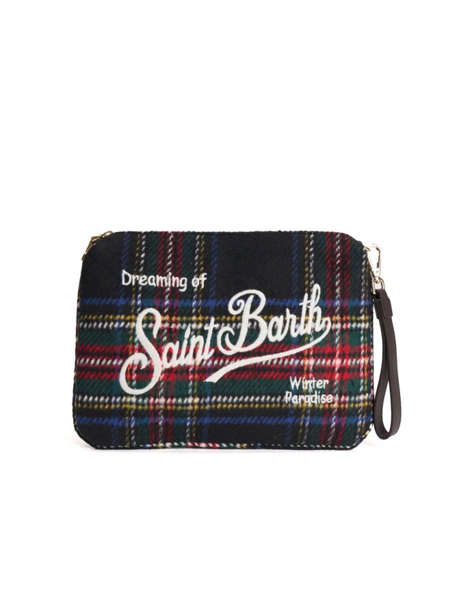 Parisienne crossbody bag wool tartan