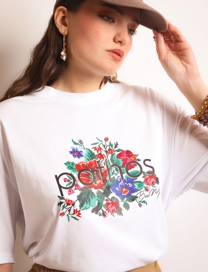 Pathos white t-shirt