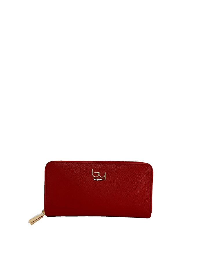 Pisa lg zip around wallet ruby red