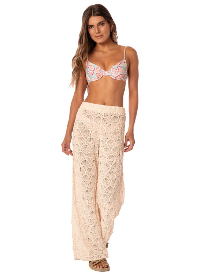 Wavy shell nellie pants