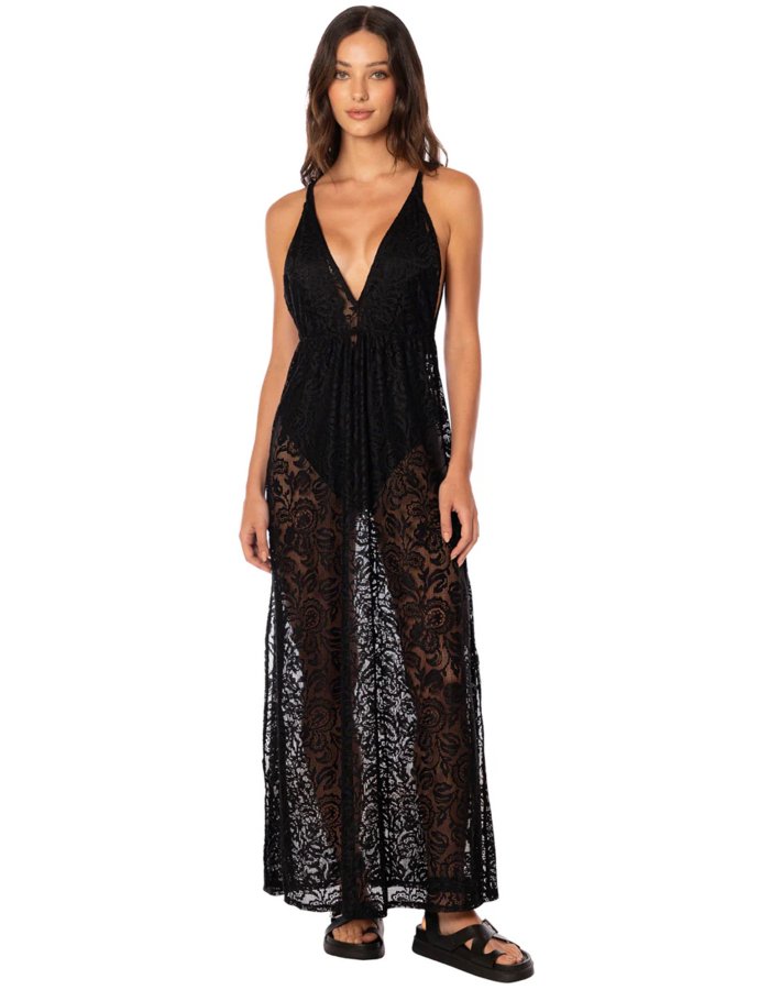 Lace twilight pesto dress