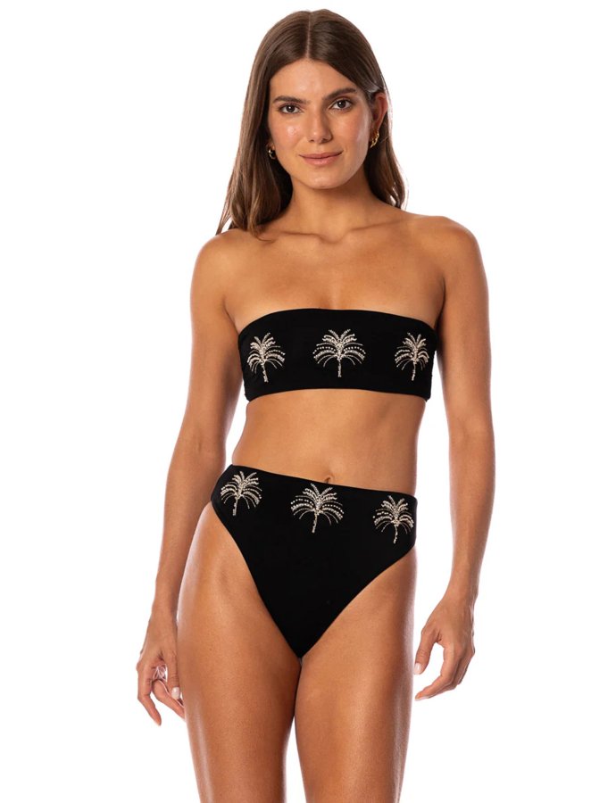 Midnight palm bikini