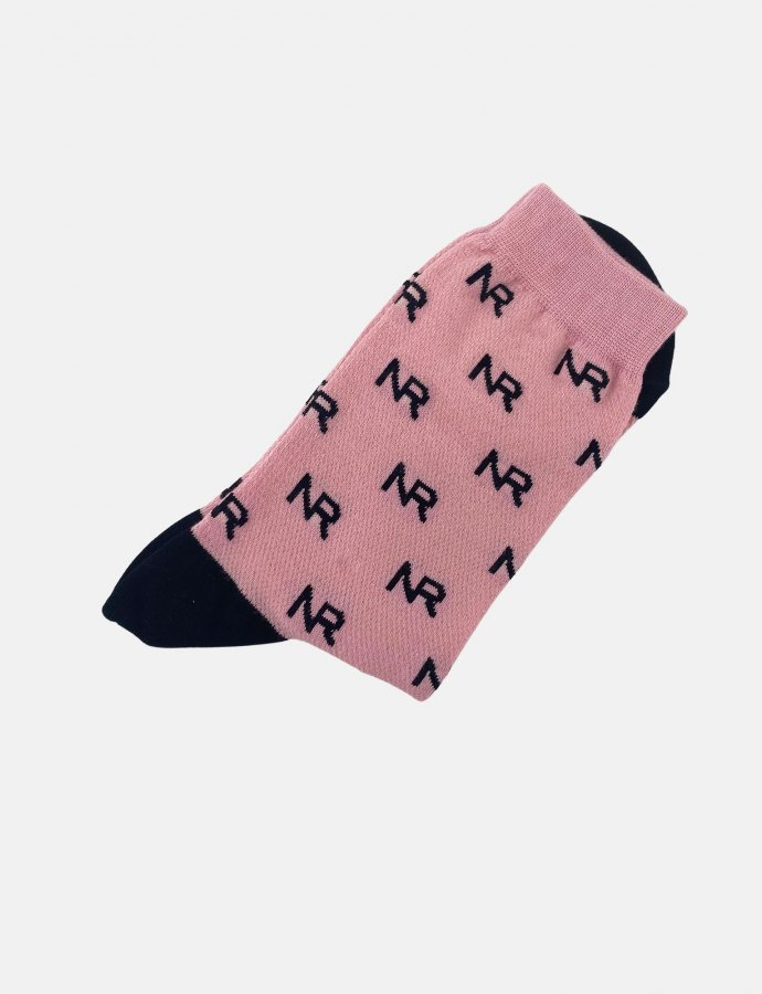 Full in logo socks pink