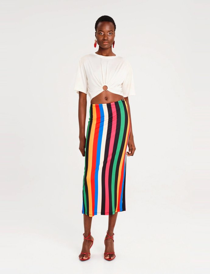 Rhythm midi skirt