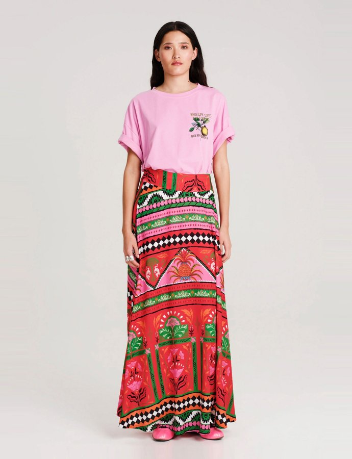 Pina colada long skirt