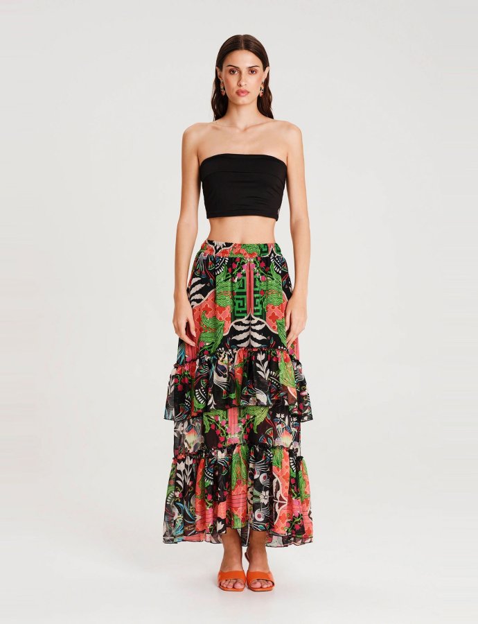 Rainforest long skirt