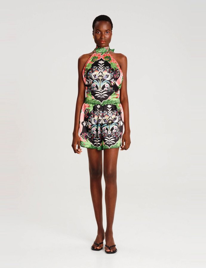 Rainforest silky shorts
