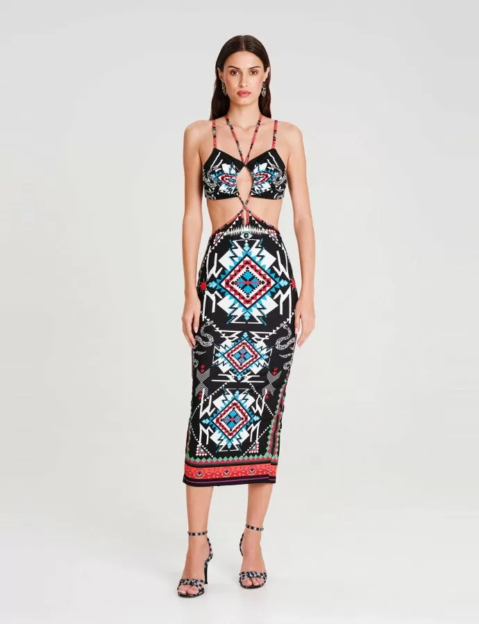 Treasure cut out dress