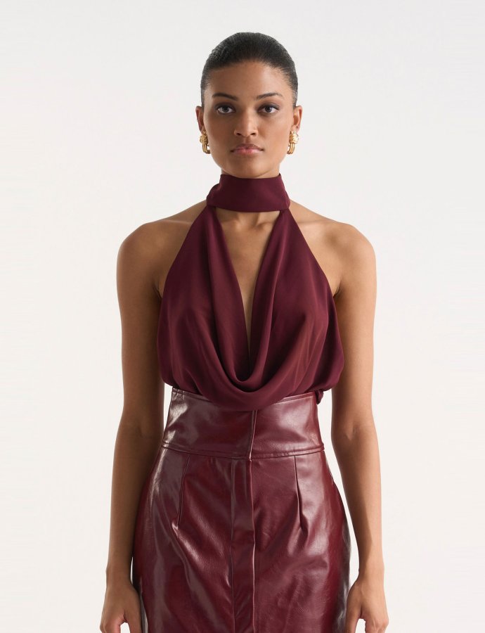 Chloe top bordeaux