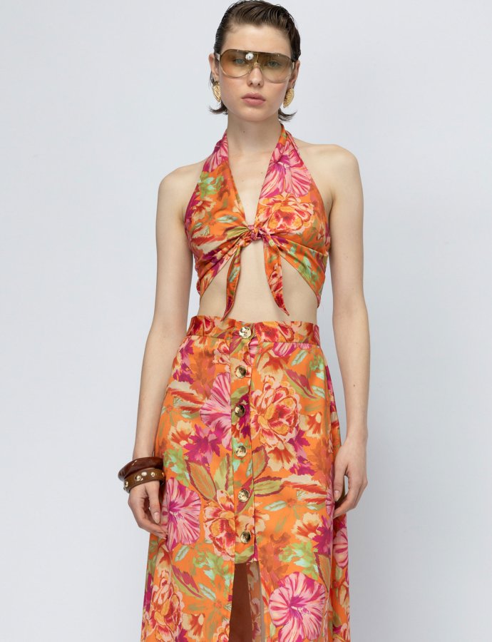 Salt kiss floral top