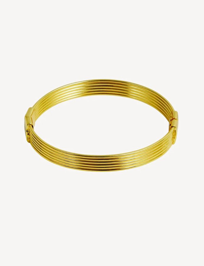 Serengueti gold cuff bracelet
