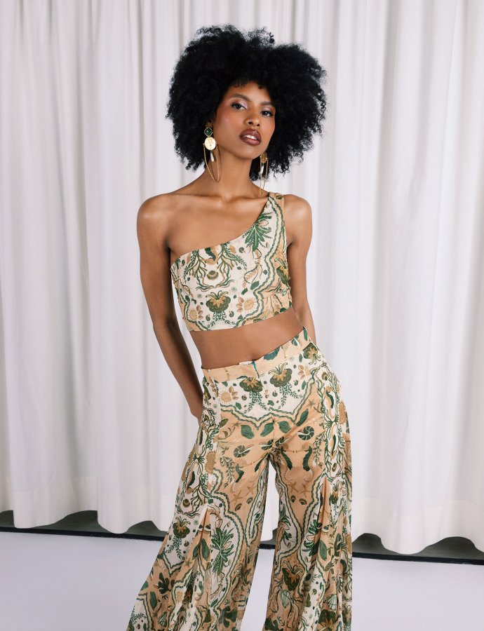 Shells one shoulder top