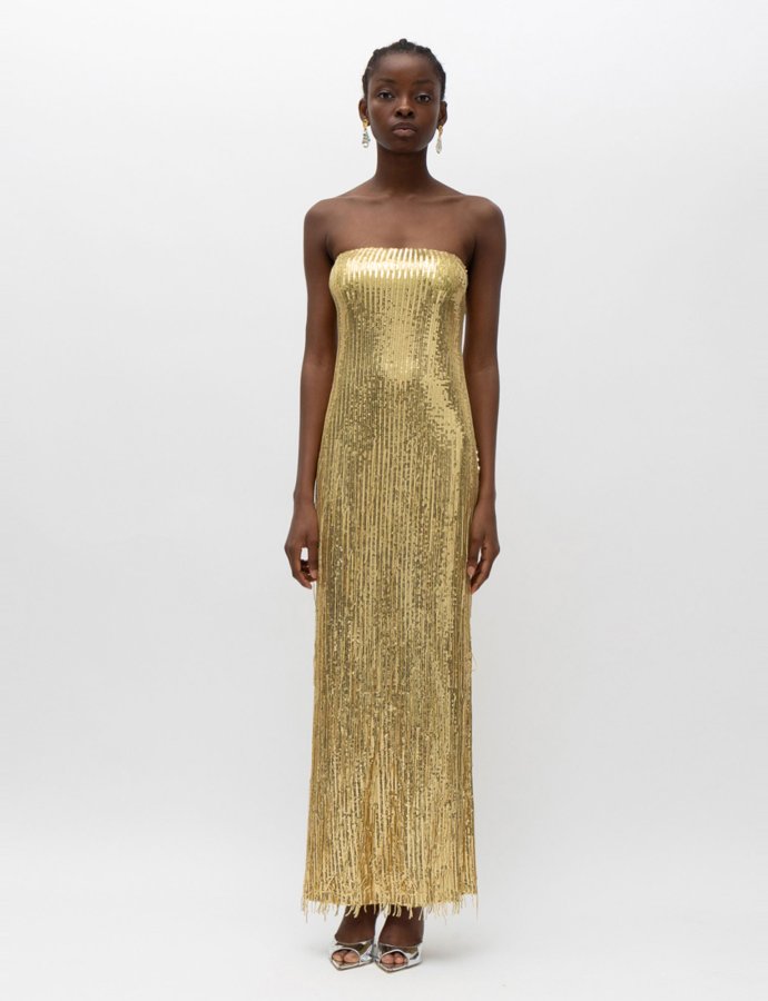 Noelia dress gold