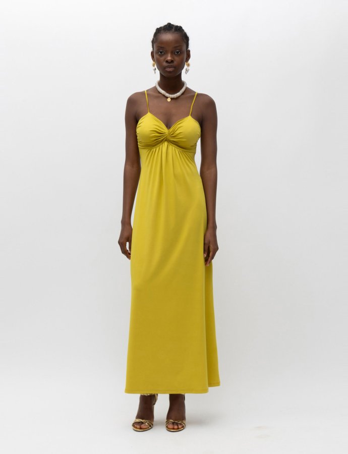 Andes dress mustard