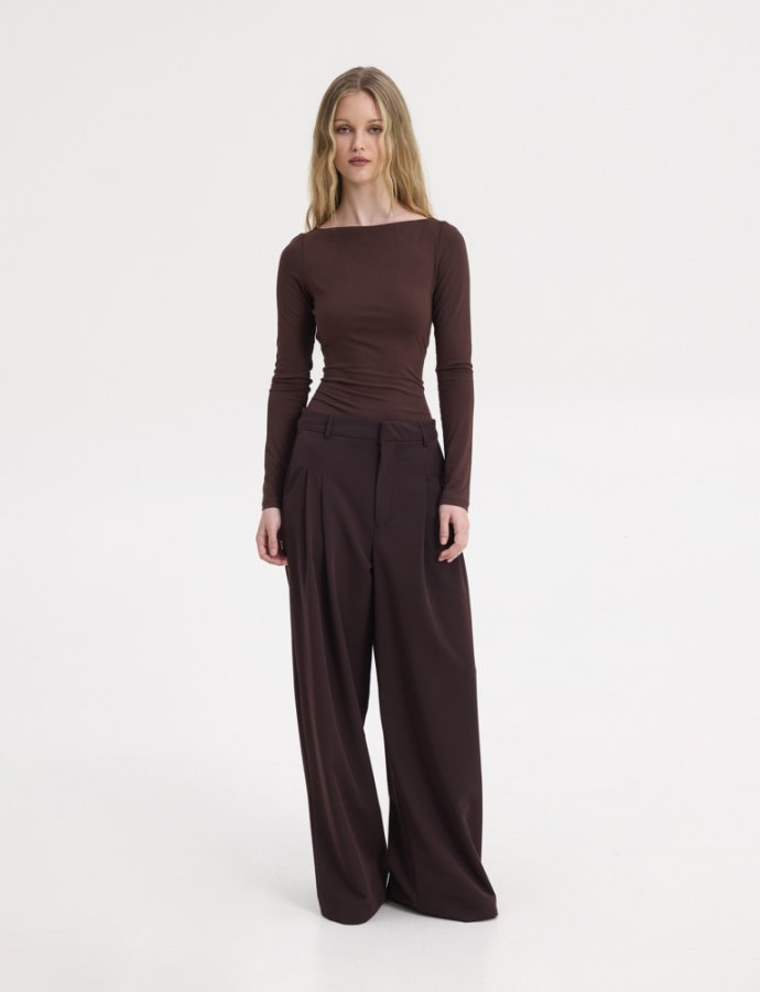 Lauryn pants dark brown