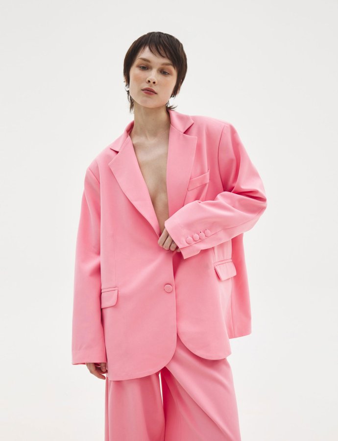 Erika oversized blazer pink