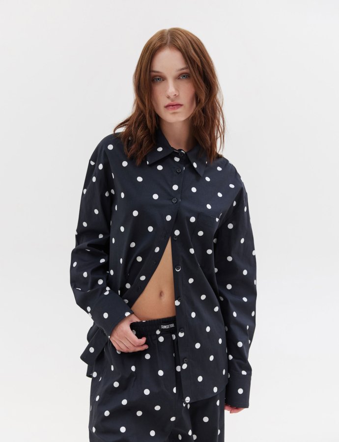 Agnes shirt polka dots