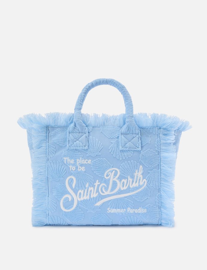 Terry effect Colette bag with raised shell detail