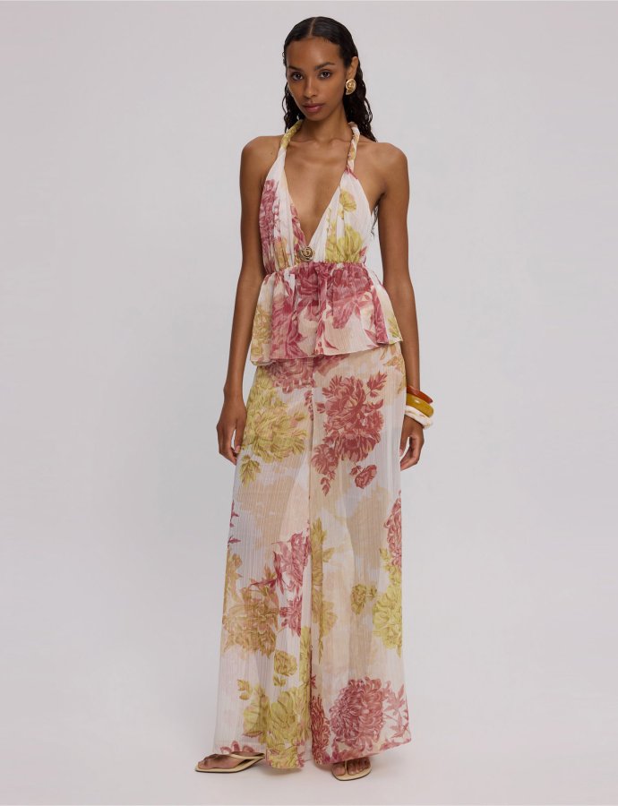 Elena set with wide leg pants