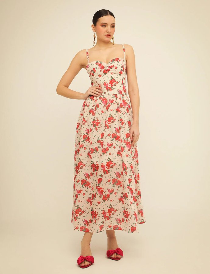Valentina ivory dress